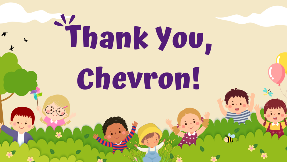 Thank you, Chevron!