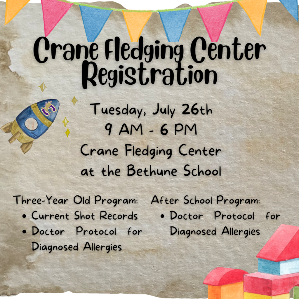 Crane Fledging Center Registration