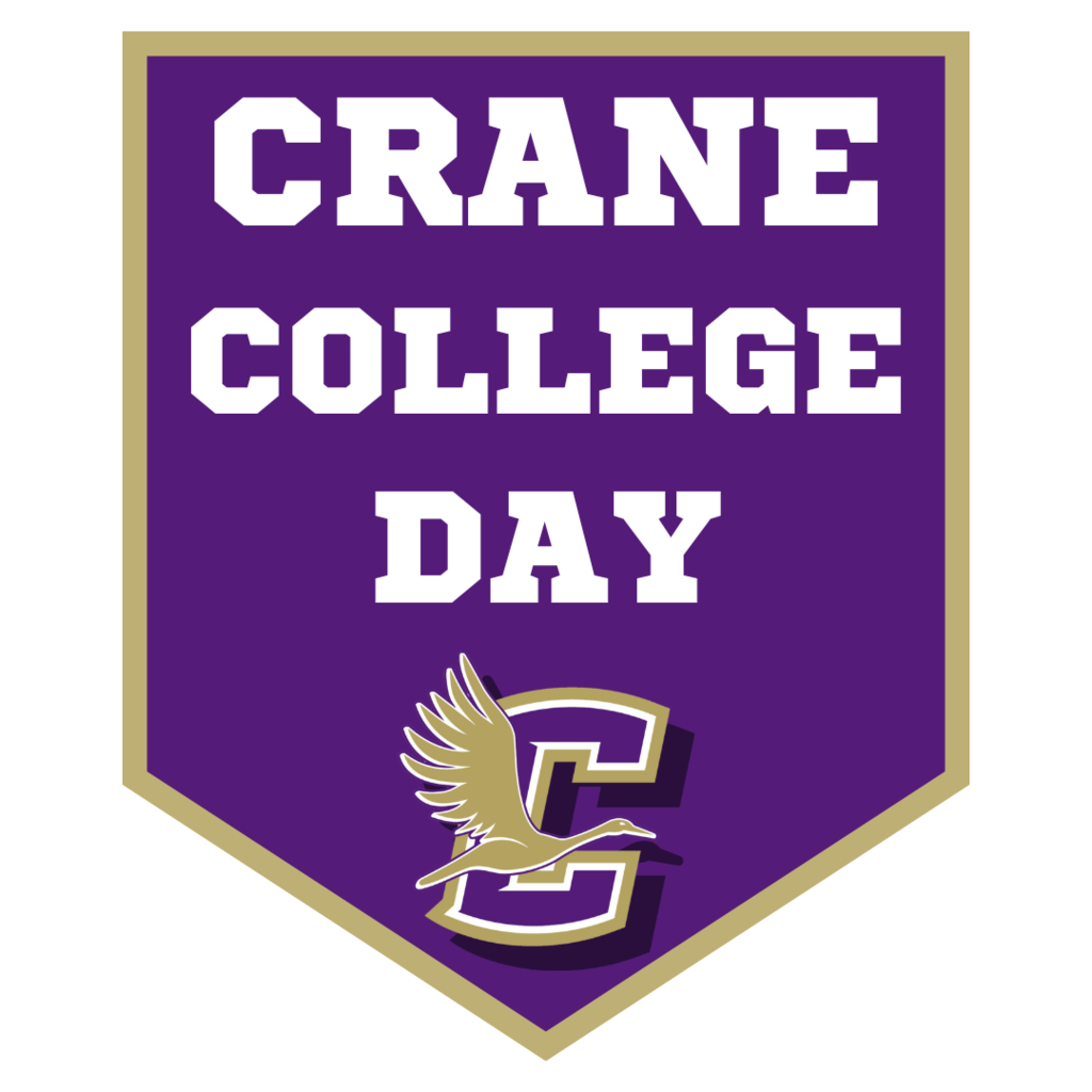 Don't forget Wednesdays are Crane College Day! Come to school wearing your college/military shirt! Take a picture and tag us using the hashtag #CraneCollegeDay